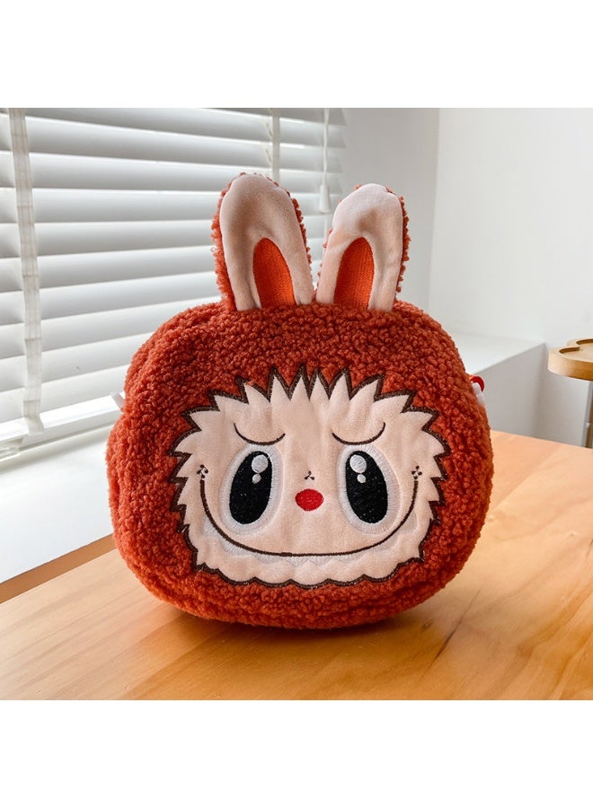 Cute Labubu Crossbody Bag, Cartoon Backpack, Coin Purse, Children's Plush Bag - Image 1